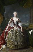 Portrait of Princess Augusta of Saxe Gotha Jean Baptiste van Loo